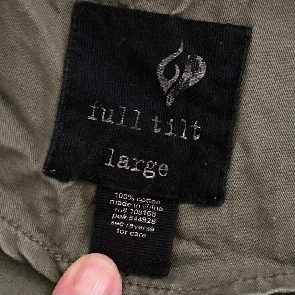 Cargo Utility Hoodie Jacket, Military Vibe, Adjustable Gathered Waist - Picture 7 of 14